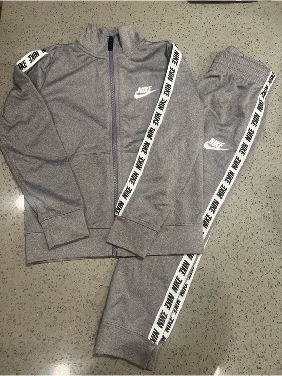 Nike Other - Nike Kids Gray Logo Track Jacket & Joggers Set size 5